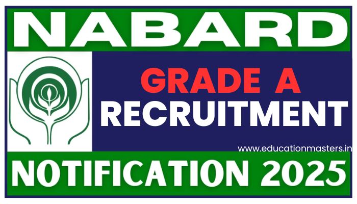 nabard grade A recruitment notification